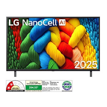 LG 55NANO83A6A NanoCell front view