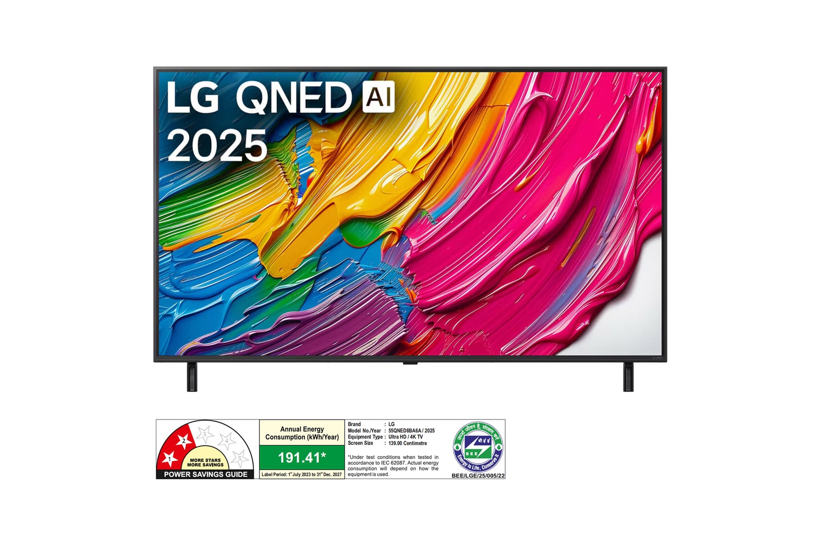 LG 55QNED8BA6A QNED front view