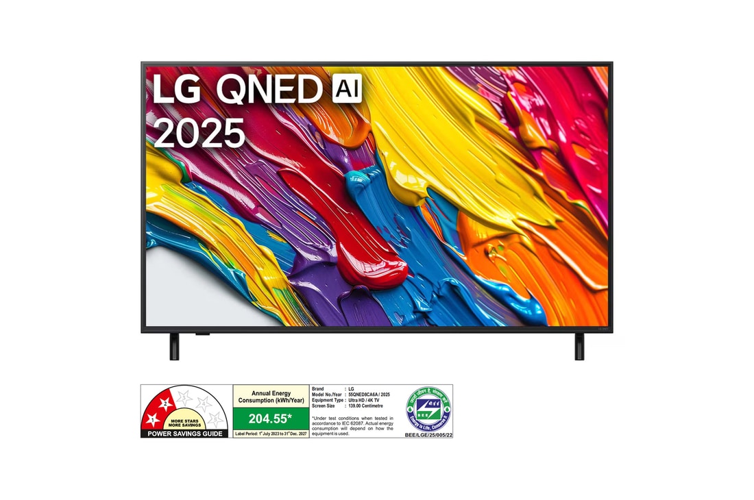 LG 55qned8ca6a qned front view