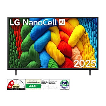 LG 65NANO83A6A NanoCell front view