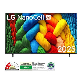 LG 65NANO85A6A NanoCell front view
