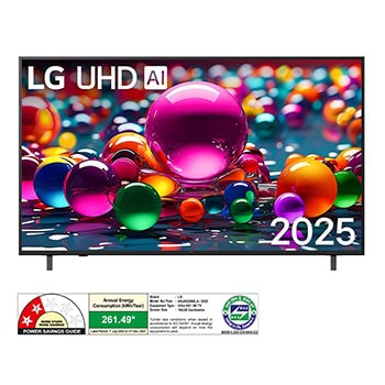 LG 65UA82006LA 4K UHD TVs front view