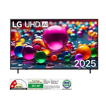 LG 65UA83006LA 4K UHD TVs front view