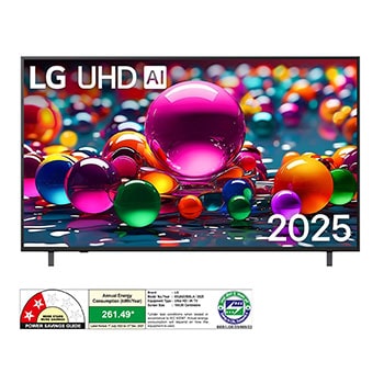 LG 65UA83506LA 4K UHD TVs front view