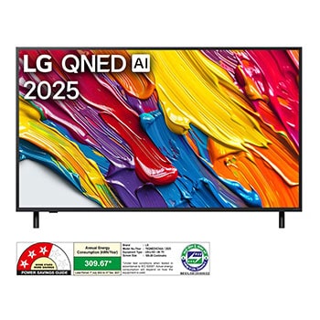 LG 75qned8ca6a qned front view