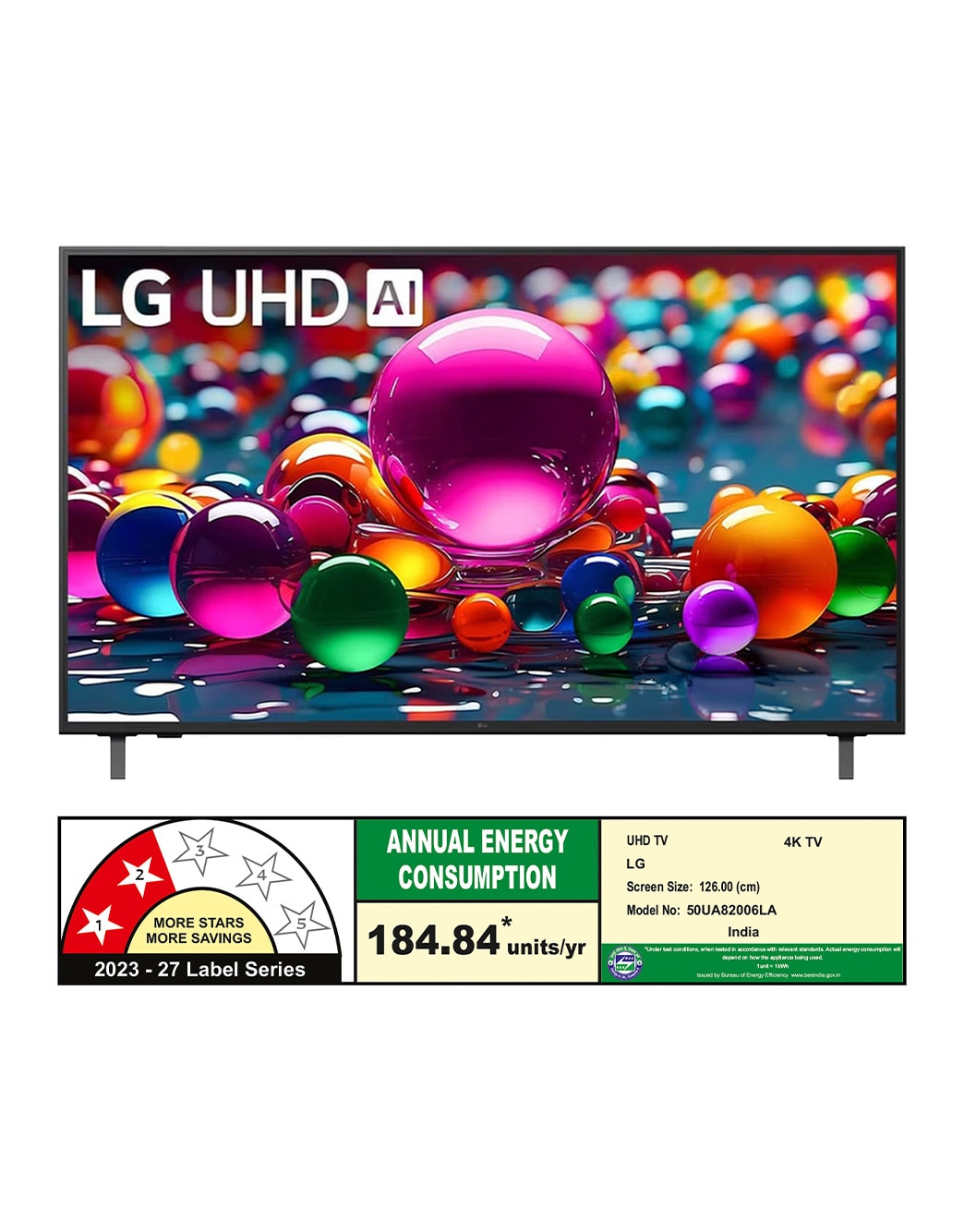 Buy 126cm (50 inch) UHD AI 4K Smart TV – 50UA82006LA | LG India
