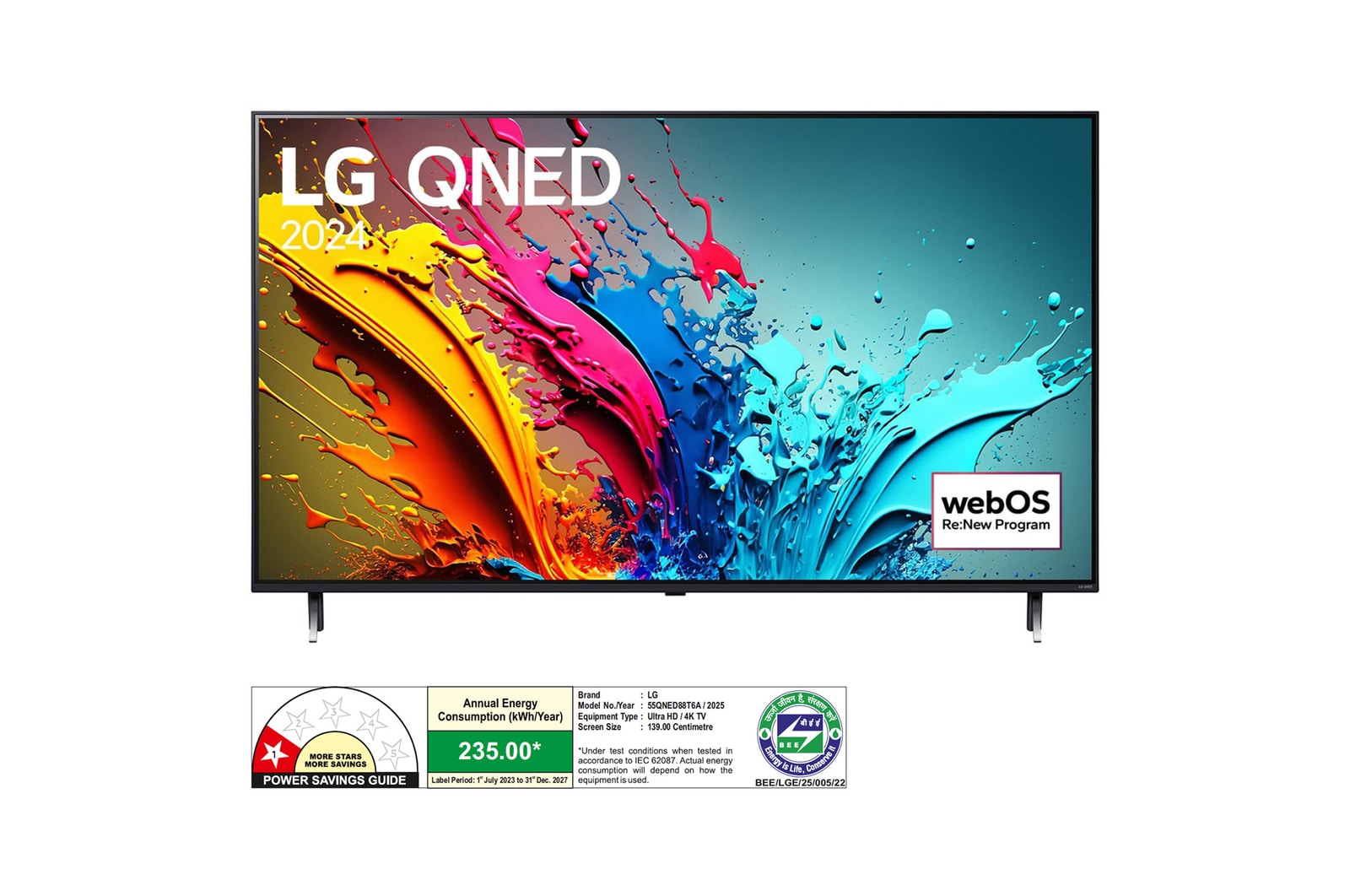 LG 55QNED88T6A QNED front view