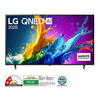 LG 65QNED82T6A QNED front view