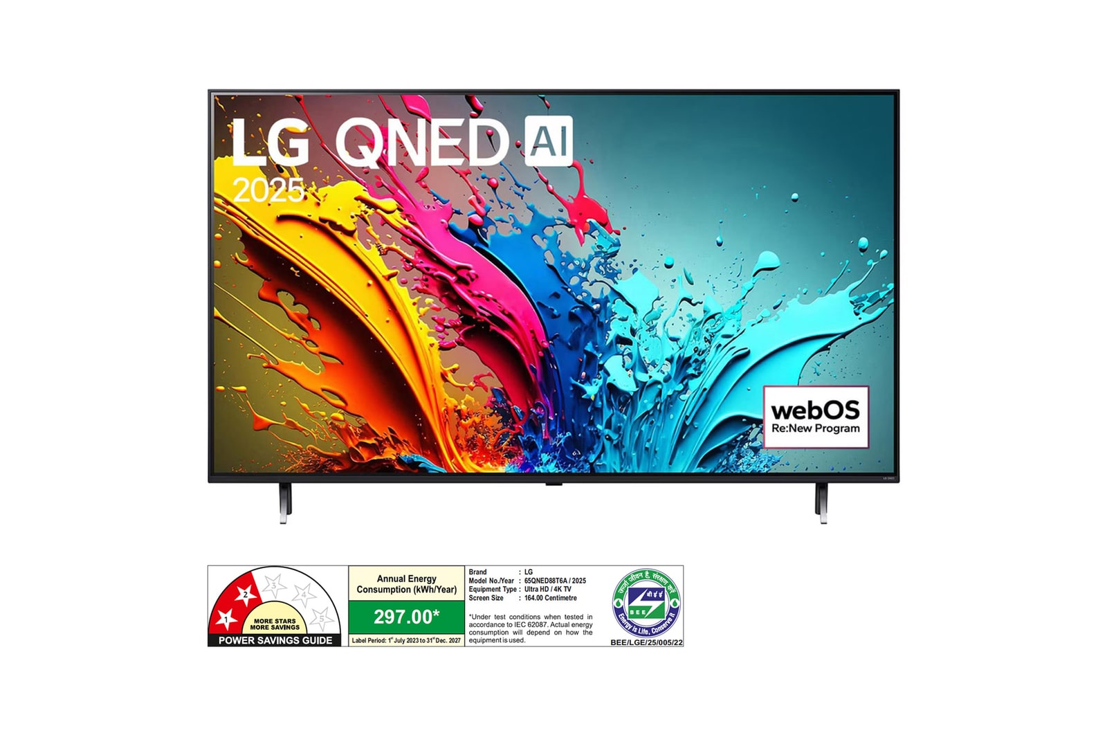 LG 65QNED88T6A QNED front view