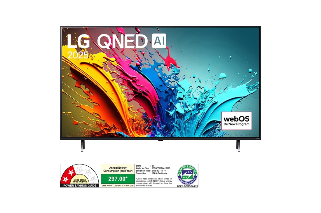 LG 65QNED88T6A QNED front view