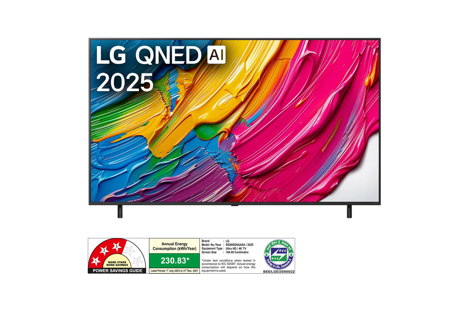 LG 65QNED8AA6A QNED front view
