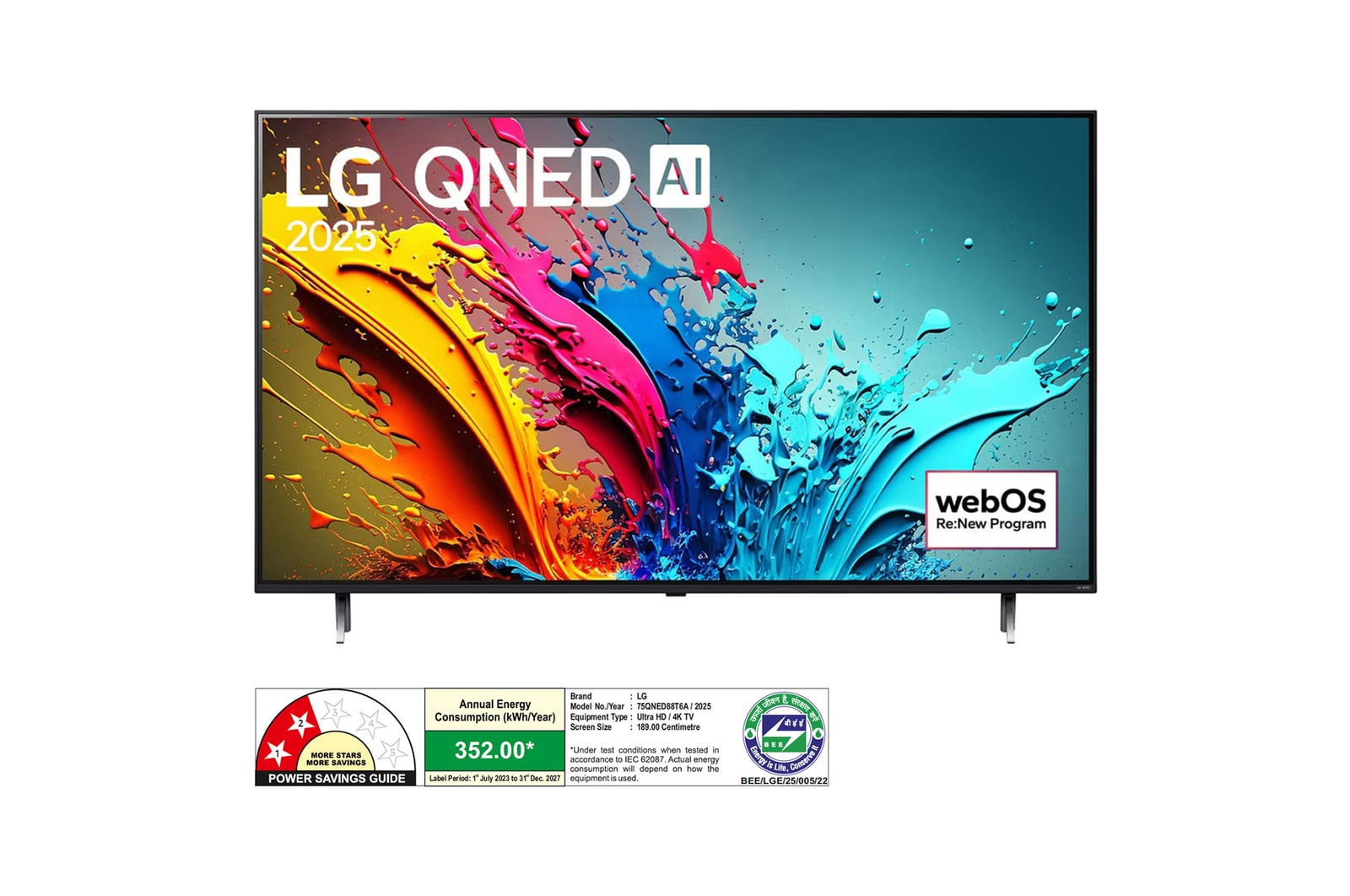 LG 75QNED88T6A QNED front view