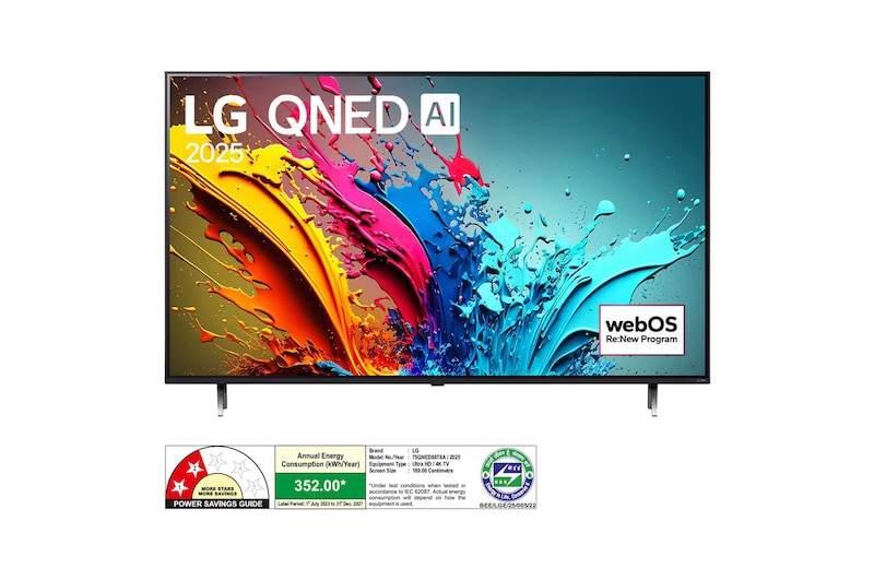 LG 75QNED88T6A QNED front view