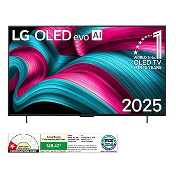 LG OLED42C54LA OLED evo front view