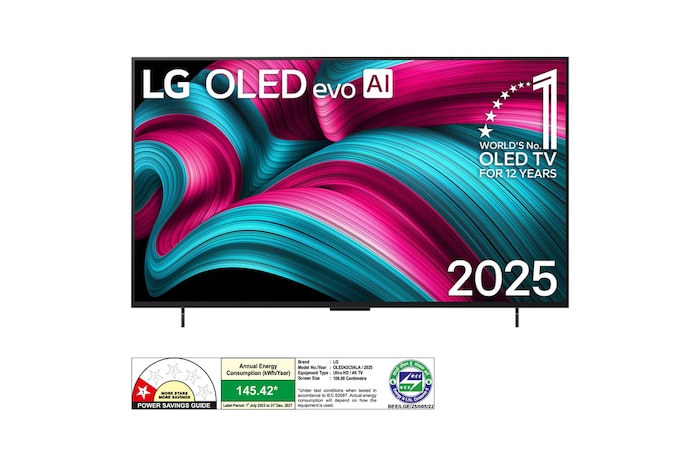 LG OLED42C54LA OLED evo front view