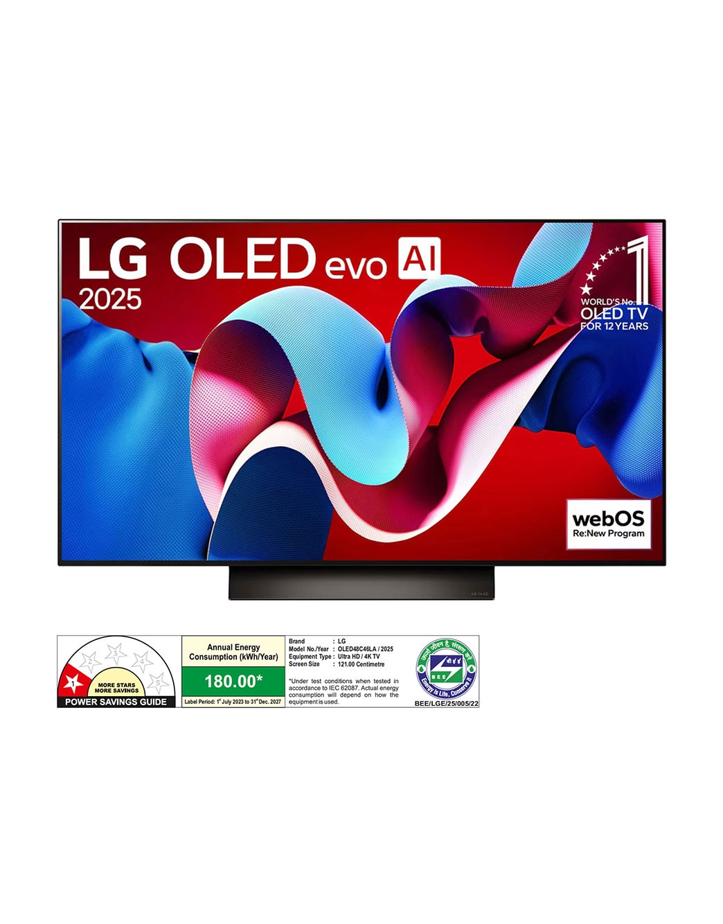 テレビ LG.tv oled LG 164 cm (65 inch) OLED AI 4K TV - OLED65C46LA | LG IN