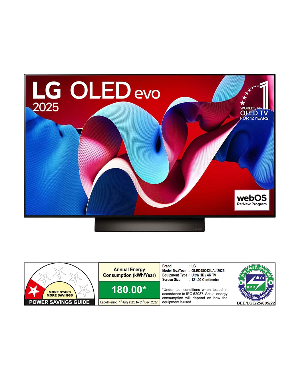121 cm (48 inch) OLED 4K Smart TV - OLED48C4XLA | LG IN
