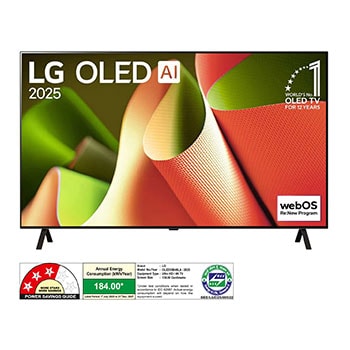 LG OLED55B46LA OLED front view
