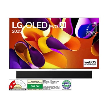 LG OLED77G46LA OLED front view