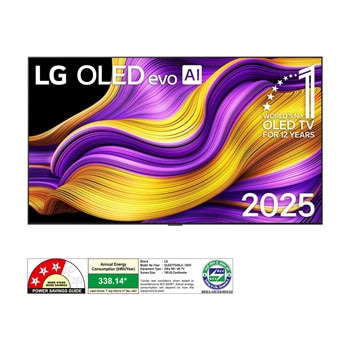LG OLED77G56LA OLED evo front view