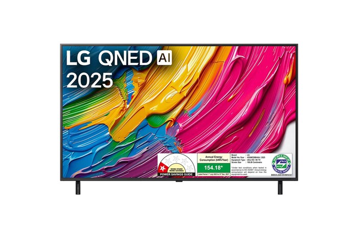 LG 43QNED8BA6A QNED front view