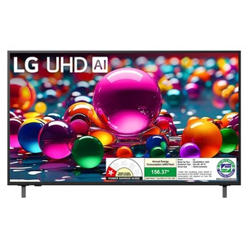 LG 43UA83506LA 4K UHD TVs front view