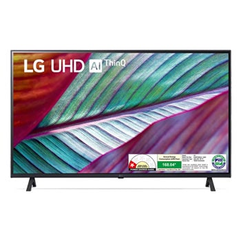 LG 43UR75506LC 4K UHD TVs front view