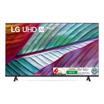 LG 50UR75006LC 4K UHD TVs front view