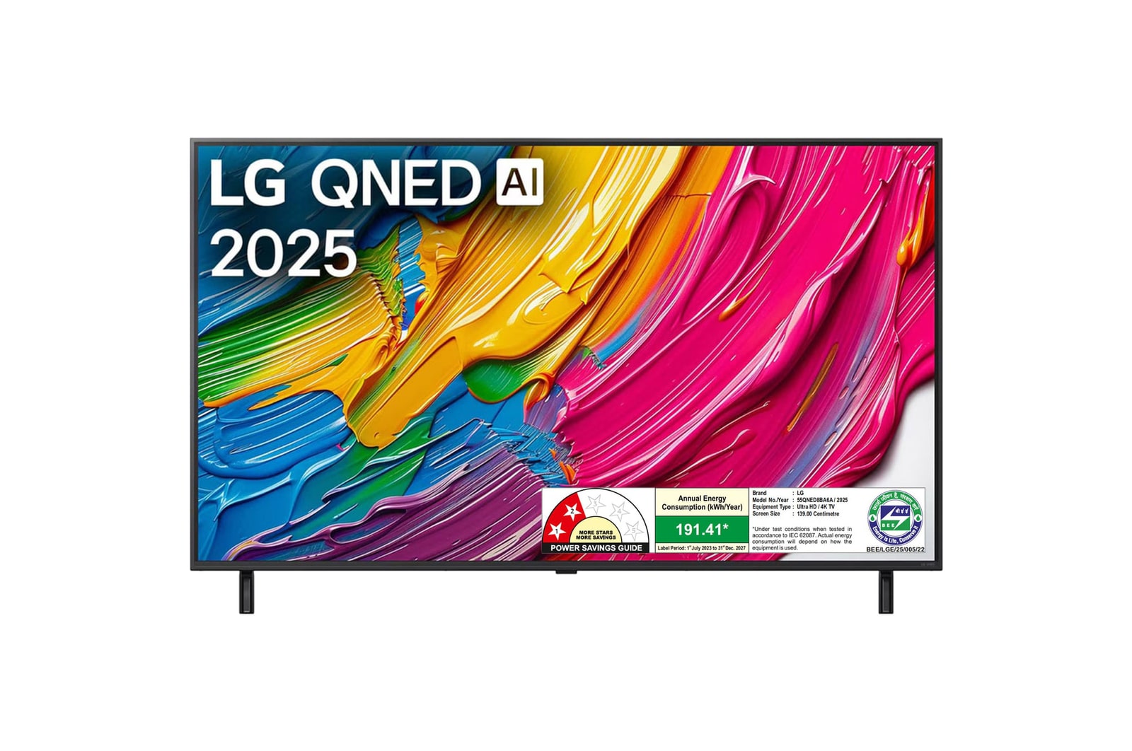 LG 55QNED8BA6A QNED front view