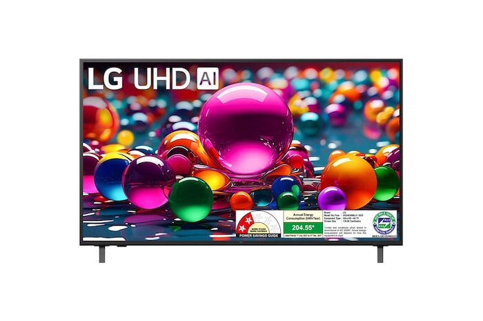 LG 55UA83006LA 4K UHD TVs front view