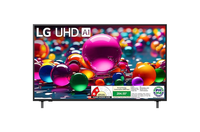 LG 55UA83506LA 4K UHD TVs front view