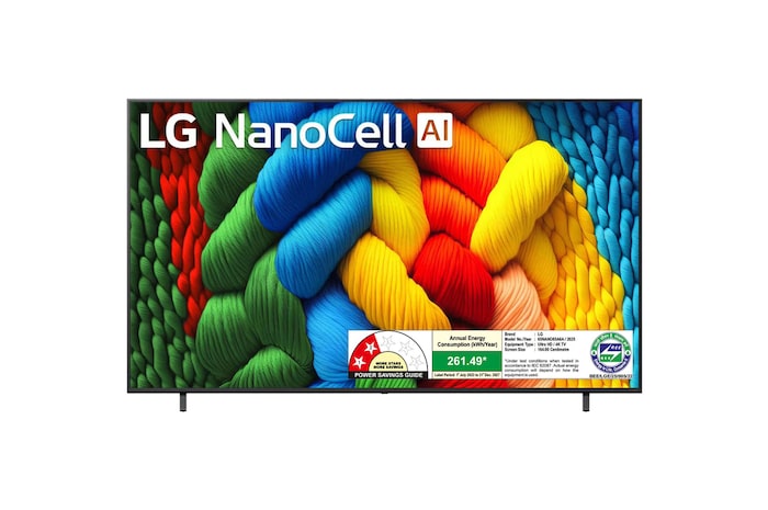 LG 65NANO85A6A NanoCell front view