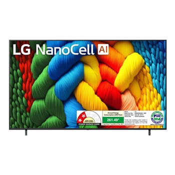 LG 65NANO85A6A NanoCell front view