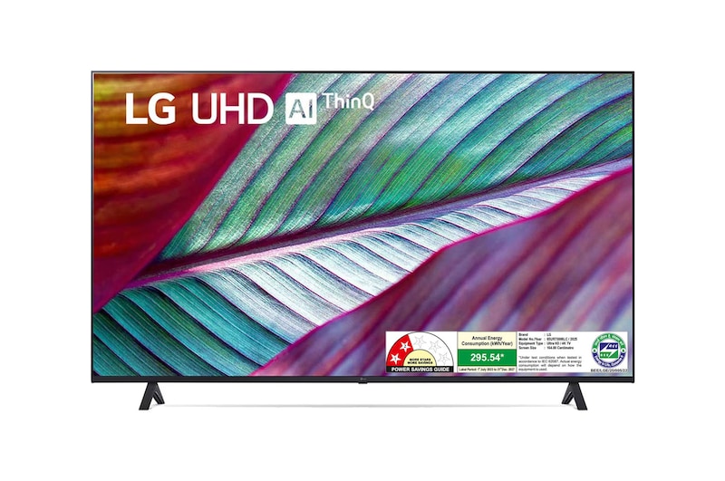 LG 65UR75006LC 4K UHD TVs front view
