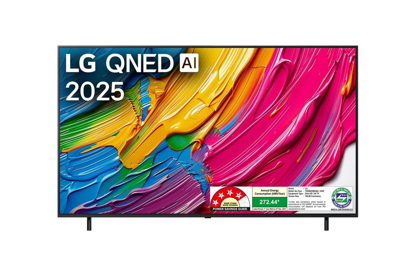 LG 75QNED8BA6A QNED front view