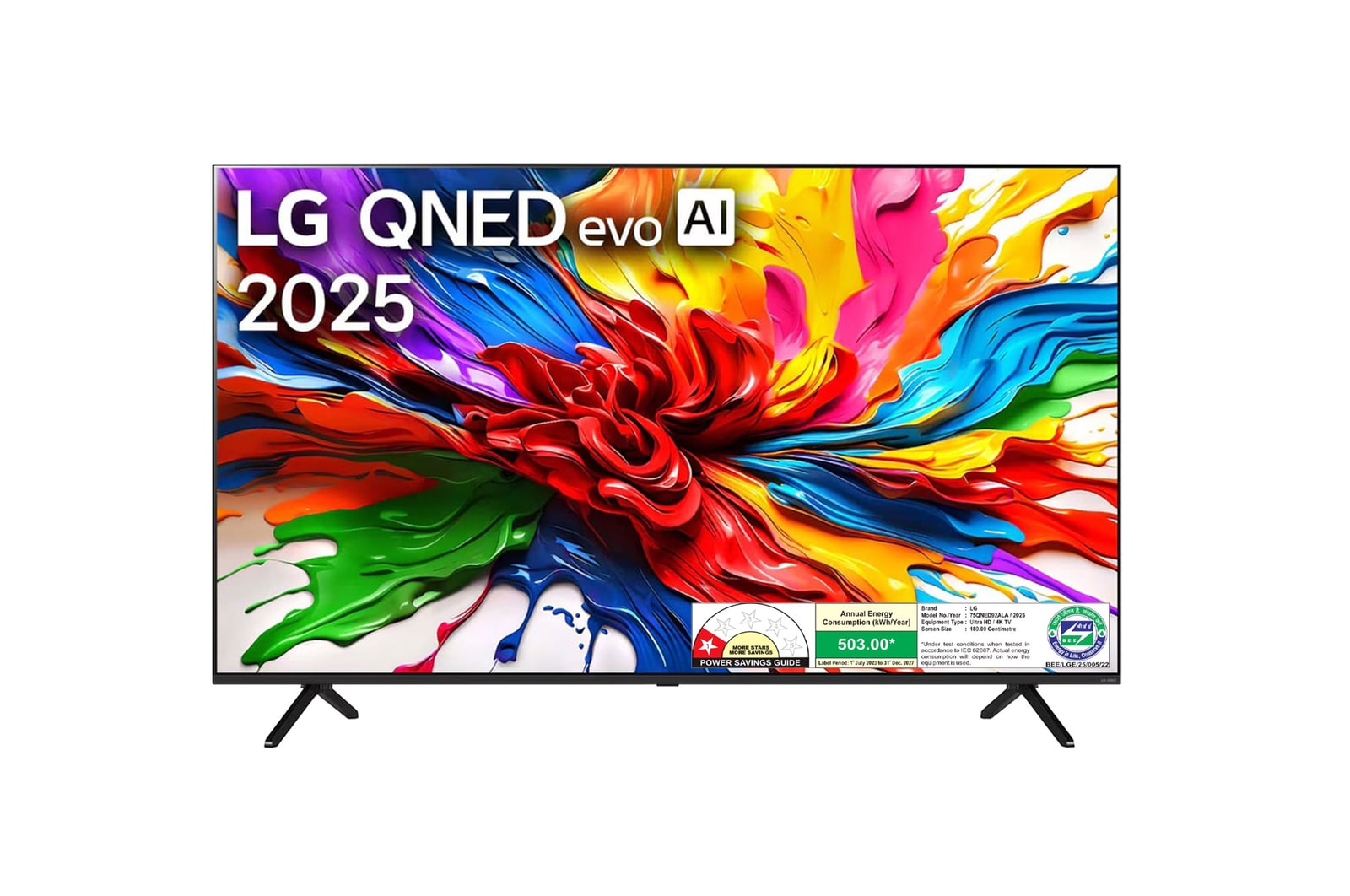 LG 75QNED92ALA QNED front view