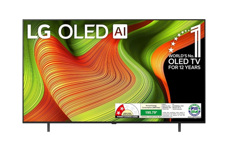 LG OLED55B56LA OLED front view