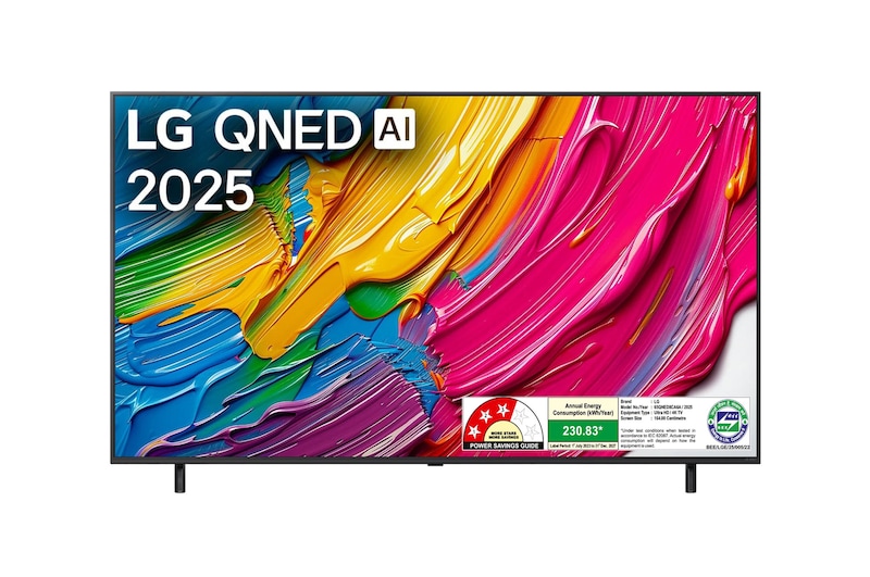 LG 65qned8ca6a qned front view