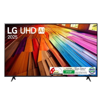 LG 65UT80406LA 4K UHD TVs front view