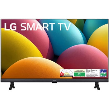 Front view of LG 80cm (32) Smart HD TV (LR686), α5 AI Processor Gen6, Dynamic Tone Mapping, AI Upscaling, HGIG Mode 32LR686BPSA