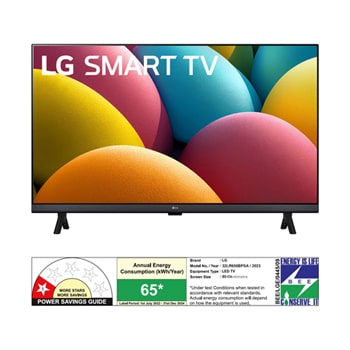 Front view of LG HD TV, LR60
