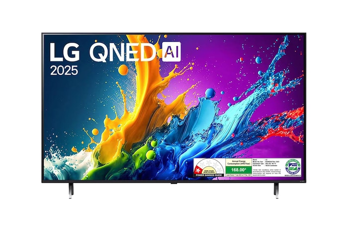 LG 43QNED82T6A QNED front view