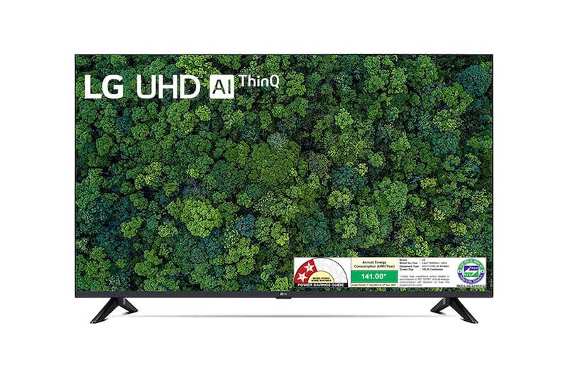 LG 43UT73506LA 4K UHD TVs front view