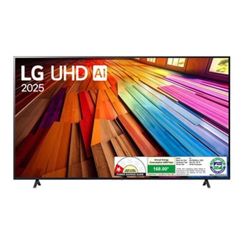 LG 43UT80406LA 4K UHD TVs front view
