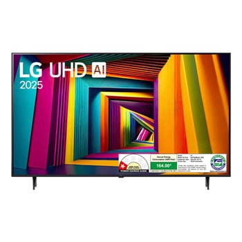 LG 43UT90406LB 4K UHD TVs front view