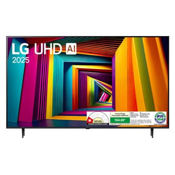 LG 43UT90506LB 4K UHD TVs front view