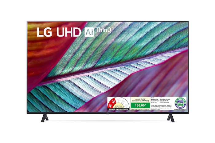 LG 50UR7500PSC 4K UHD TVs front view