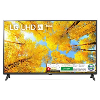 LG 55UQ7500PSF 4K UHD TVs front view