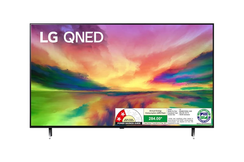 LG 65QNED75SRA QNED front view