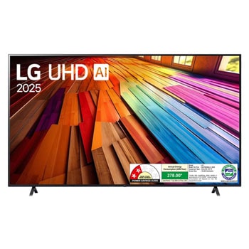LG 65UT80506LA 4K UHD TVs front view